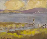 Selden Connor Gile, Lagoon and purple hill