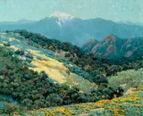 Valley splendor by Granville Redmond, oil on canvas, offered Aug 2012