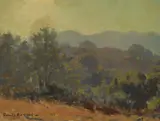 Granville Redmond, Sketch of rolling hills