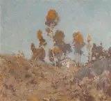 Alson S. Clark, House on a ridge