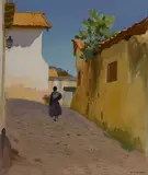 Arthur Grover Rider, Street in Taxco