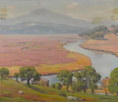 Charles L. A. Smith, Tide stream, Mount Tamalpais, 1926, oil on canvas
