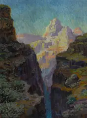 Grand Canyon by Walter Barron Currier, 1917, oil on canvas, offered Aug 2012