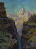 Walter Barron Currier, Grand Canyon, 1917, oil on canvas