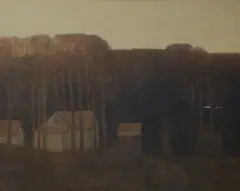 Russell Chatham, Sunset, 1984, oil on canvas