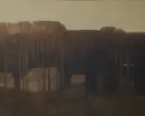 Russell Chatham, Sunset, 1984, oil on canvas