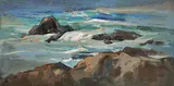 Si Chen Yuan, Coastal rocks with gulls hovering