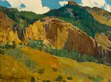 Frank Tenney Johnson, Mountains and cliffs