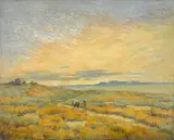 Carl Everton Moon, The wood gatherer, oil on canvas