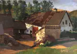 Hans Richard von Volkmann, Farmhouse in the Eifel, Germany