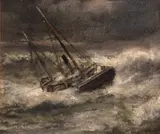 William A. Coulter, The Aberdeen in rough seas
