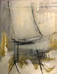 Ronaldo de Juan, Untitled (7 of 7), 1977, acrylic and charcoal on paperboard