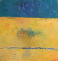 Pia Stern, Untitled (Bicycle), 1997, oil on paper