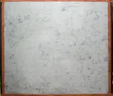 Michelle Stuart, Fossil chart. All was sea, 1983; Untitled (2), first signed
