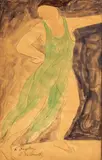 Abraham Walkowitz, Isadora Duncan in green; Isadora Duncan in blue (2)