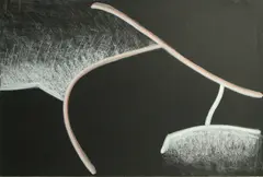 Gerald Walburg, Untitled, 1987, oil and chalk pastel on paper