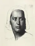 Gerald Brockhurst, Head of a Girl (Anais, Mélisande) (F. L2)