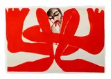 Francesco Clemente, Untitled (Self Portrait), 1993, Digital inkjet in colors on handmade paper