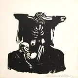 Hunger (K. 169iv; Kn. 182vi) by Käthe Kollwitz, 1922, Woodcut on heavy handmade paper, Knesebeck's sixth (final) state, sold Jul 2012