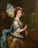 Henry Robert Morland, The young shepherdess, oil on canvas