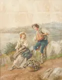 Pietro Gabrini, A picnic by the lake