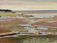 Capucins Bridge by Roy Martell Mason, oil on canvas board, sold Jul 2012