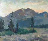 Barse Miller, Mountain Landscape, oil on canvas