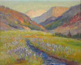 Frederick Carl Smith, Mountain Meadow / High Sierras, oil on canvas