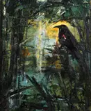 John Alexander, Blackbird looking at the light