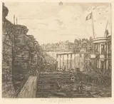 Charles Méryon, Saint-Etienne-du-Mont; Bain-Froid Chevrier (S. 25; 93), 1852; 1864