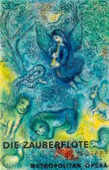 The Magic Flute (M. CS. 38) by Marc Chagall, 1967, offered Jul 2012