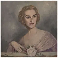 Roberto Montenegro, Retrato de María Icaza, Óleo sobre tela
