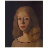 Gustavo Montoya, Trina, Óleo sobre tela sobre madera