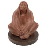 Fidencio Castillo, Untitled, Escultura en terracota en base de madera