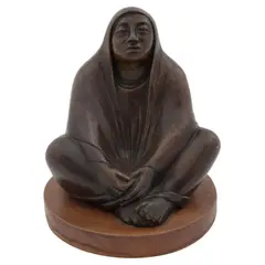 Fidencio Castillo, Untitled, Escultura en bronce sin número de tiraje en base de madera