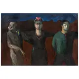 Alfredo Alcalde García, Frida, anhelo de vivir, Óleo sobre tela
