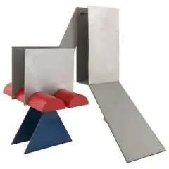 Manuel Felguérez, Combinación 144-2, 1976, Escultura en acero policromado