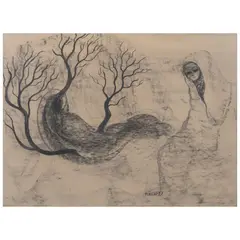 Sofía Bassi, Untitled, Carboncillo sobre papel