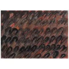 Francisco Toledo, Camarones III, Mixta sobre papel