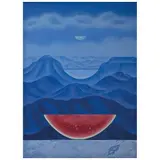 Antonio Suárez, Sandía lagunera, 1989, Acrílico sobre tela