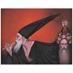 Rafael Coronel, Minueto al Santiago (Saint James), 2008, Giclée sobre tela