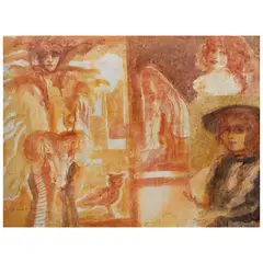Francisco Corzas, Untitled, 1972, Acuarela y tinta sobre papel