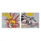 Roy Lichtenstein, Whaam!, 1963, Litografías offset sin número de tiraje, díptico