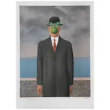 René Magritte, Le fils de l'homme, Litografía 133/300, edición póstuma