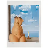 René Magritte, La Folie des Grandeurs II (Megalomania), Litografía 198 / 300, edición póstuma