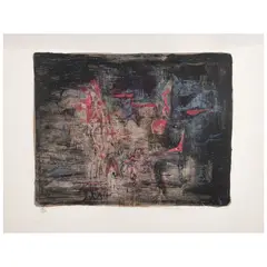 Zao Wou-ki, Nocturne, 1955, Litografía 15 / 150