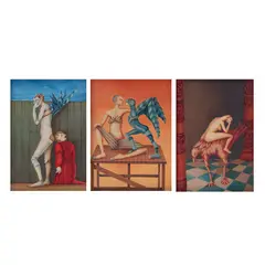 Adela Trueta, Untitled, Óleo sobre madera