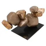 Monsa Domingo, Morpholith, Escultura en bronce en base de acero, pieza única