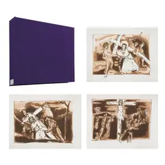 Carmen Parra, La Pasión, Evangelio según San Juan, 1990, Grabados al aguafuerte y aguatinta PA