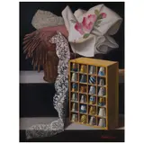 Benjamín Domínguez, Untitled, Óleo sobre madera